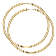 Endless Summer 10k Gold Hoop Earrings - 50mm