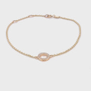 Endless Diamond Circle Bracelet | True Curated Designs Alicia Haque