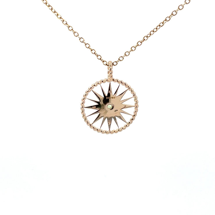 Compass Rosegold Pendant | Croyez Jewelry