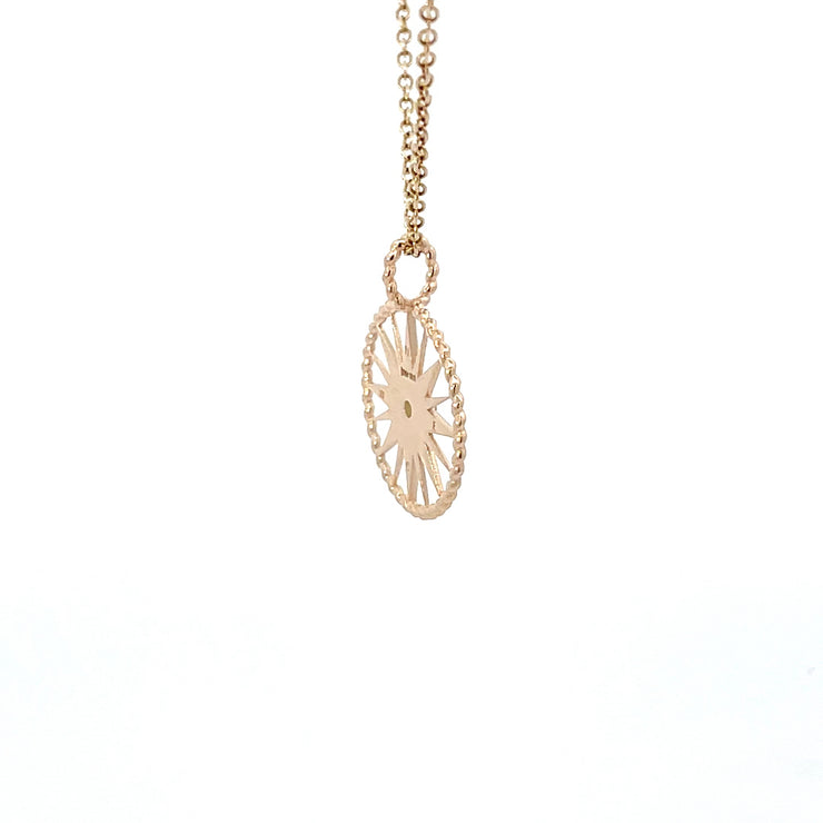 Gold Compass Pendant Necklace | True Curated Designs Jewelry