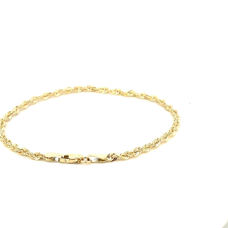 Rope Gold Bracelet | True Curated Designs Jewelry