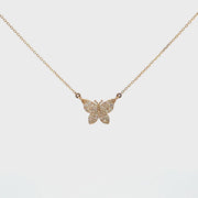 Butterly Diamond Necklace | True Curated Designs Jewelry