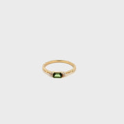 Covet Ring - Green Tourmaline | True Curated Designs Jewelry