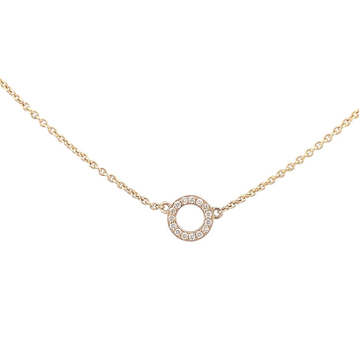 Endless Diamond Circle Necklace | True Curated Designs Alicia Haque