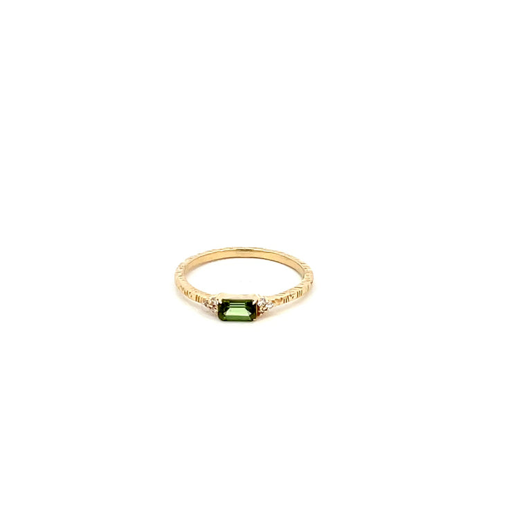 Covet Ring - Green Tourmaline 5 | True Curated Designs Jewelry