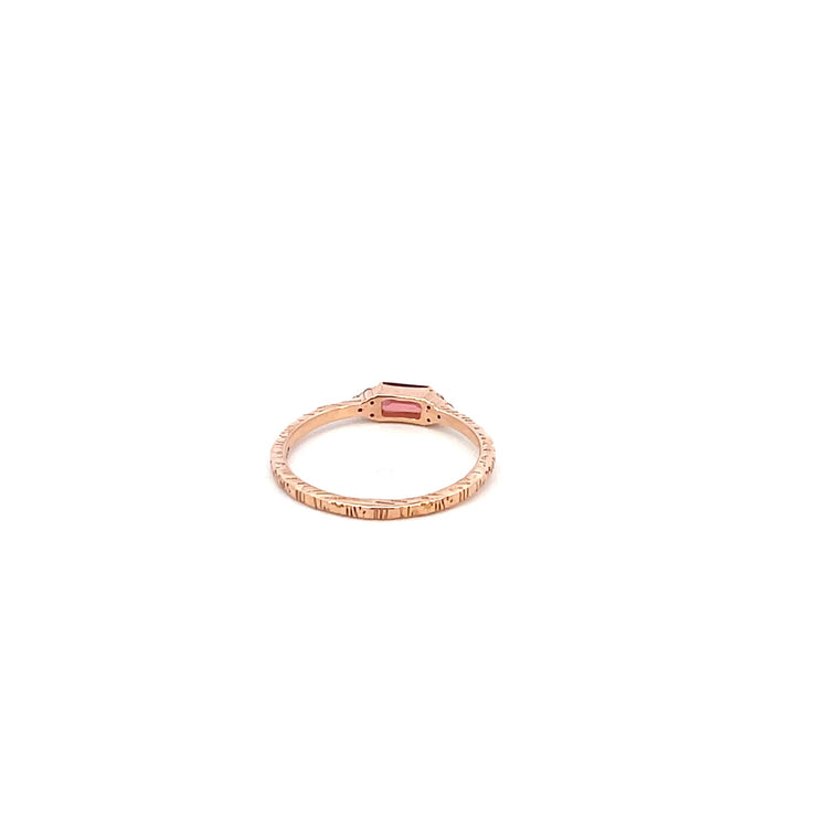 Covet Ring - Red Garnet 5 | True Curated Designs Jewelry