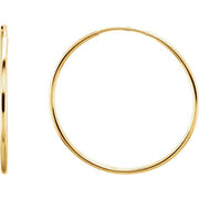 Endless Gold Hoop - 30mm