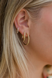 Mallorca 14k Gold Hoop Earrings - 26mm