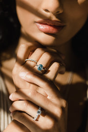 True Love - Aquamarine Right Hand Ring