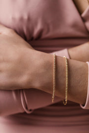 Rose Gold Beaded Bracelet