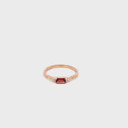 Covet Ring - Red Garnet | True Curated Designs Jewelry