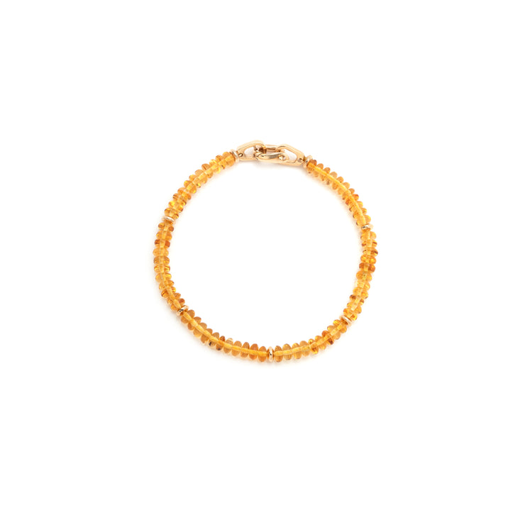 Citrine Baati Bracelet, 10K Yellow Gold