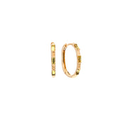 Ibiza 14k Gold Hoop Earrings - 18mm