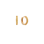 Mallorca 14k Gold Hoop Earrings - 13mm